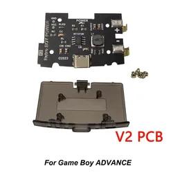 External power Adapter USB Type-C Battery Cover Without Battery For Retro BOY Game Boy Advance For GBA