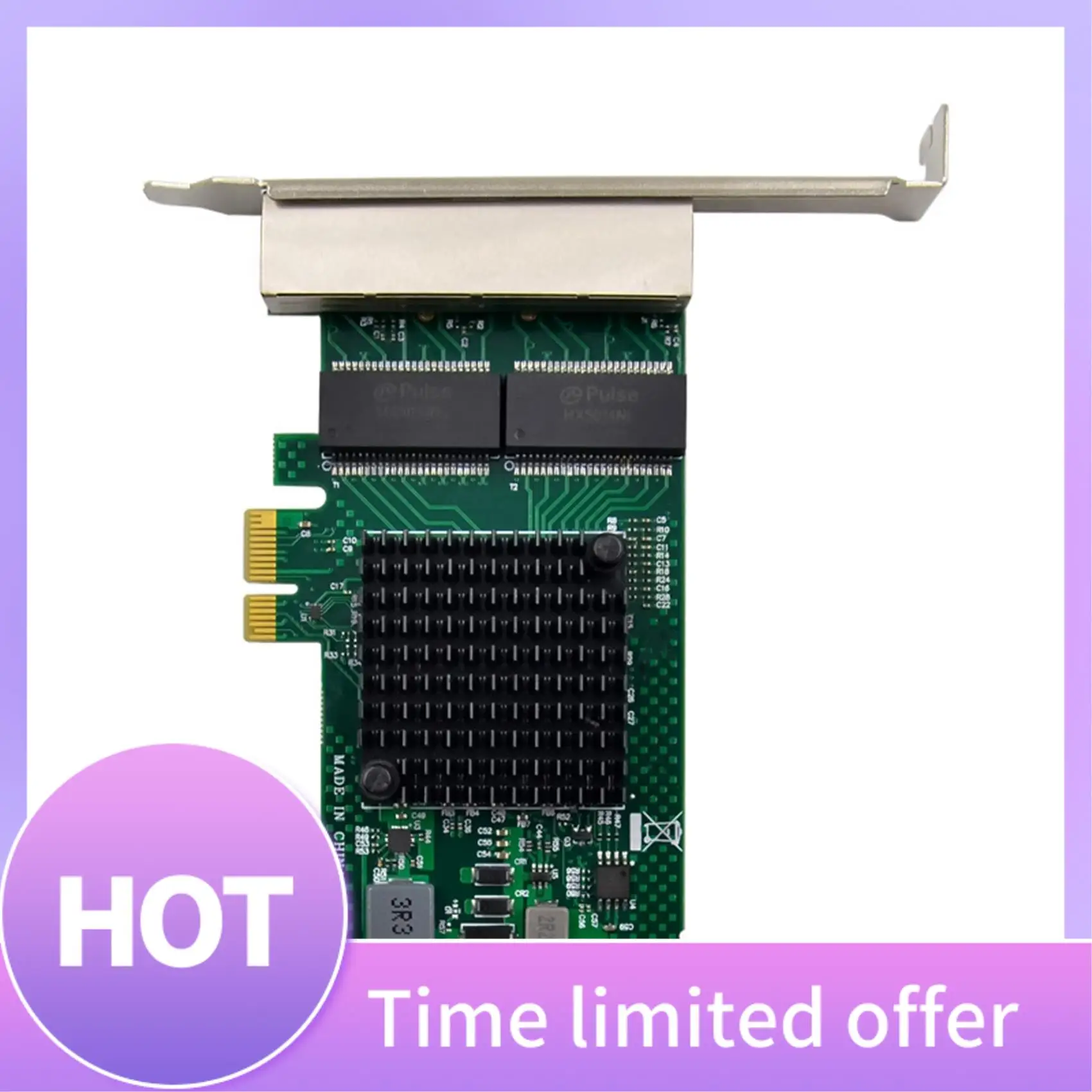 

B68A BCM5719 Network Adapter PCI-E X1 4 Port Gigabit Network Card Ethernet Server Adapter PCI-E Network Card Adapter