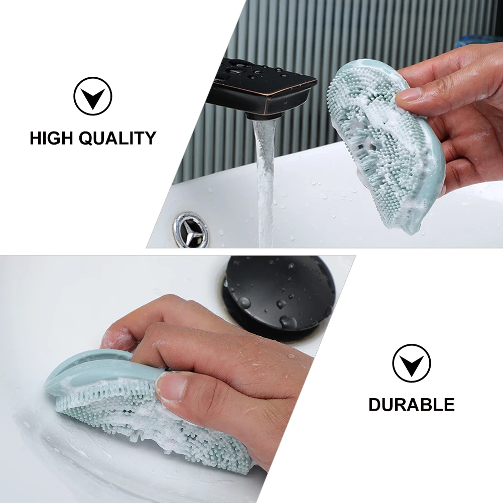 

1pc Silicone Holder Drain Design Household Tray Bathroom Kitchen ganizer Soap Shelf Waterproof Soap Box for Home Use