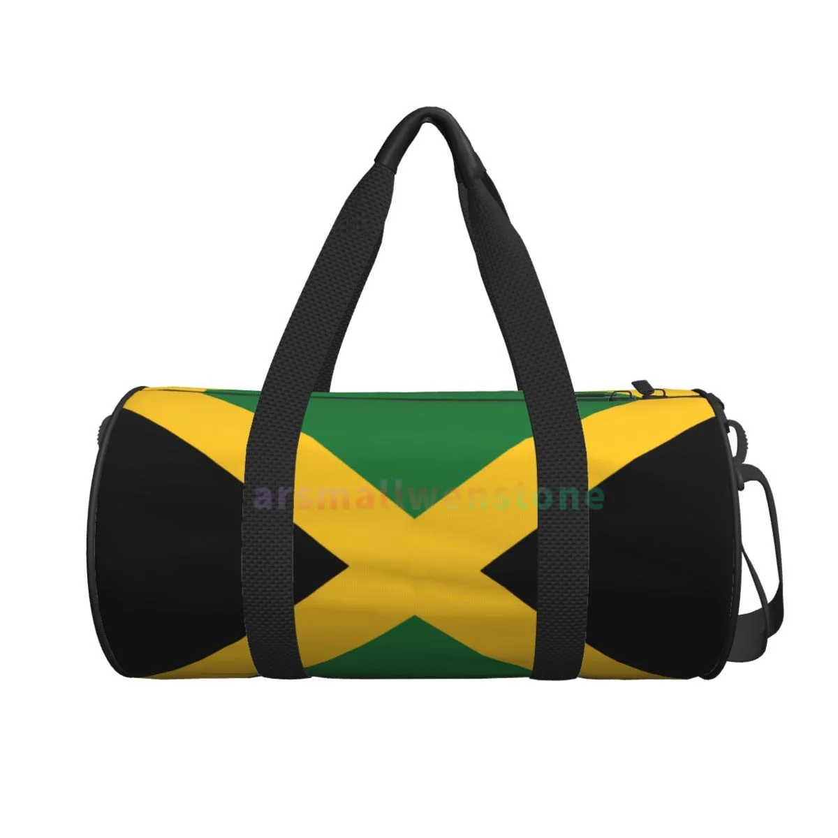 Jamaican Flag Yoga Bag Workout Durable Backpack Handbags Round Outdoor Fitness Bags Travel Duffle Bag