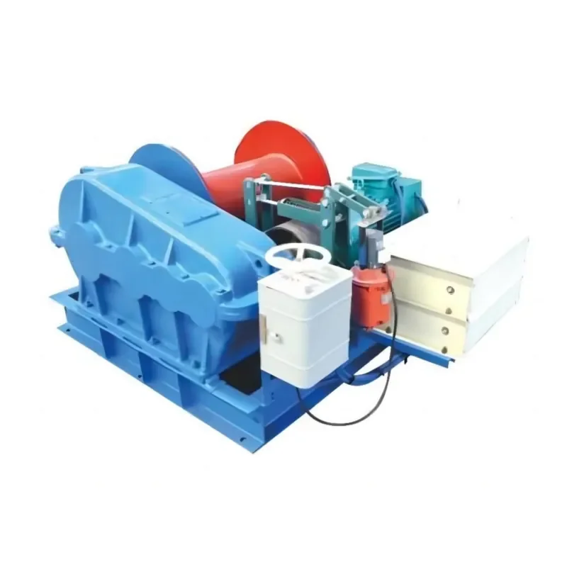 Electric Winch Machine with Wire Rope 10 Ton 20 Ton Capacity Cable Pulling Winch Heavy Fast Speed Windlass for