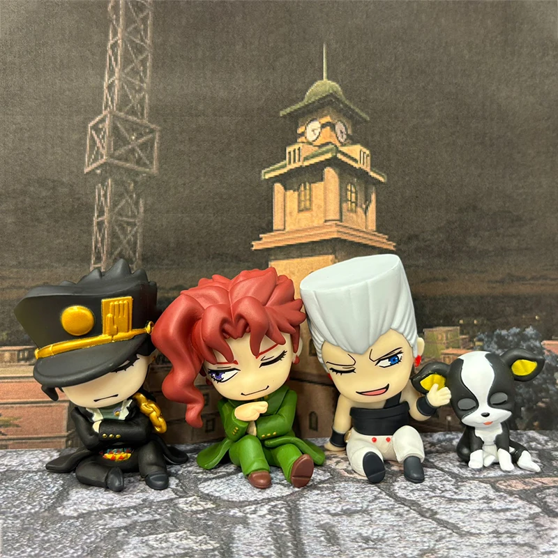 A bizarra aventura de jojo kujō jōtarō kakyoin ryoko gashapon anime figuras coleção ornamento presentes do feriado modelo brinquedos