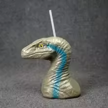 Jurassic Park Dinosaur Water Cup Tyrannosaurus Rex Large Capacity with Straw Cup Velociraptor Adult Disliking Water God - AliExpress 