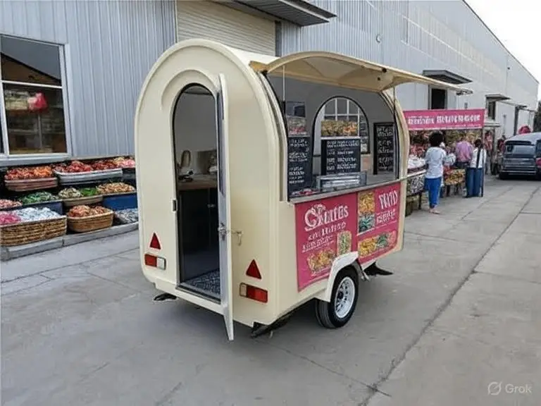 Camión de comida comercial con cocina completa para restaurante móvil de EE. UU., UE, solución comercial, remolque de concesión para helado de Pizza