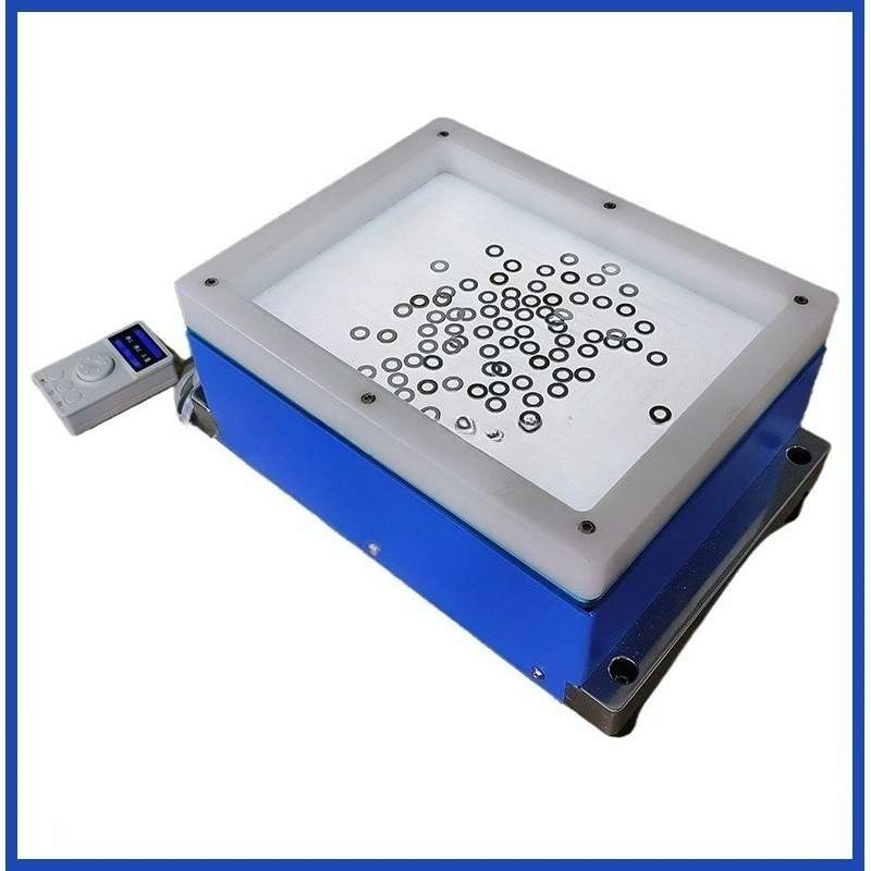 Flexible vibration plate, low noise and energy saving modularization, orderly feeding of multi-product parts