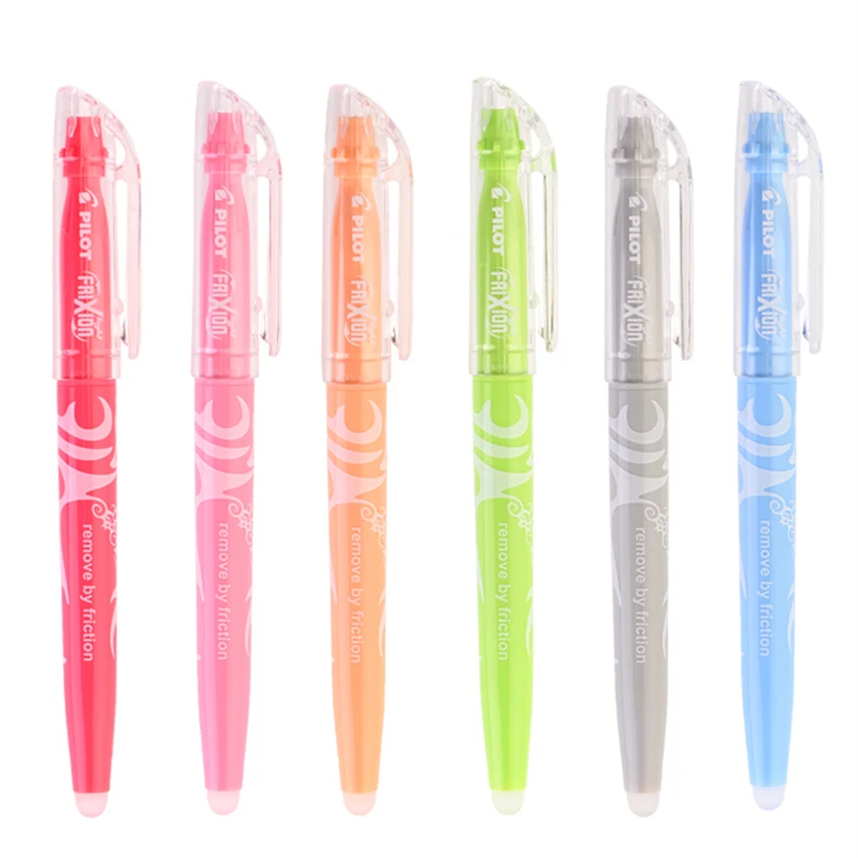 6Pcs Pilot SW-FL Frixion Erasable Highlighter พาสเทลสีเรืองแสงปากกา Marker 18สีญี่ปุ่น Kawaii เครื่องเขียน