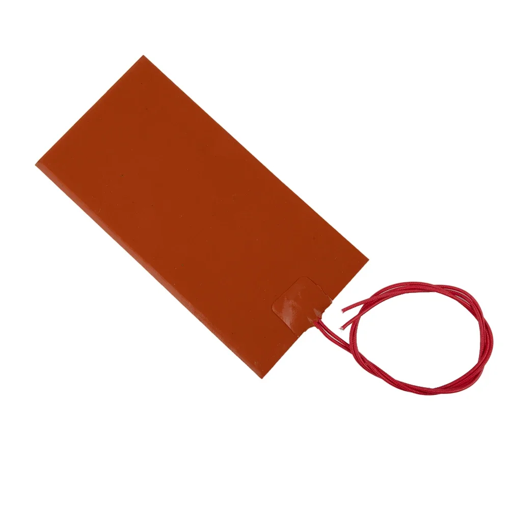 

Fast Heating Pad Mat 0.4 W/cm² 12V/24V 150mm Line Electric Flexible Coil Orange Silicone Versatile High Quality