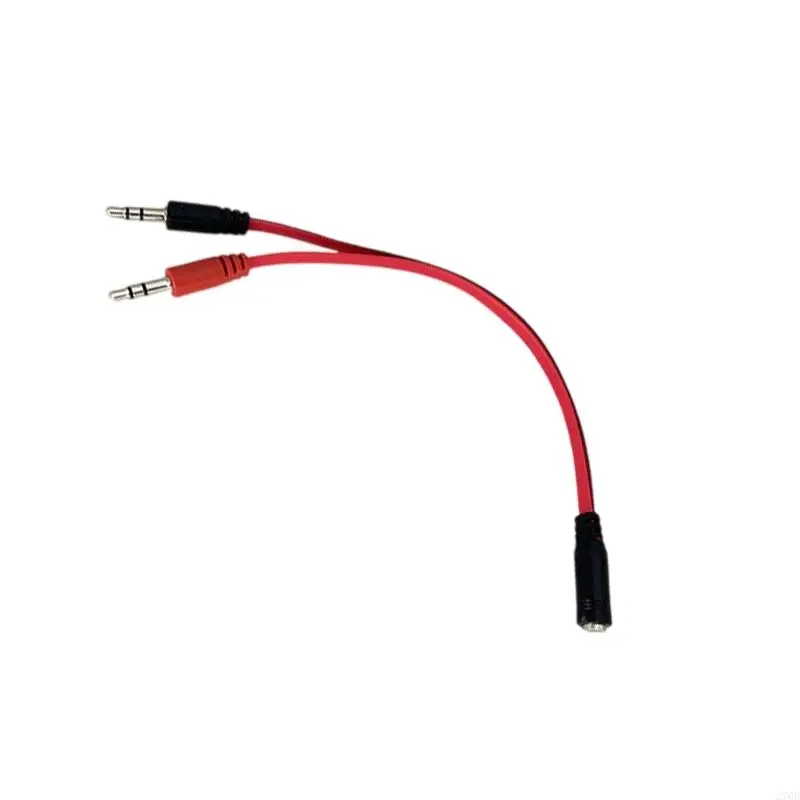 270b 3,5 mm Headsets Mic Adapter Cord 20 Câble plat améliore l'expérience auditive sur plusieurs appareils