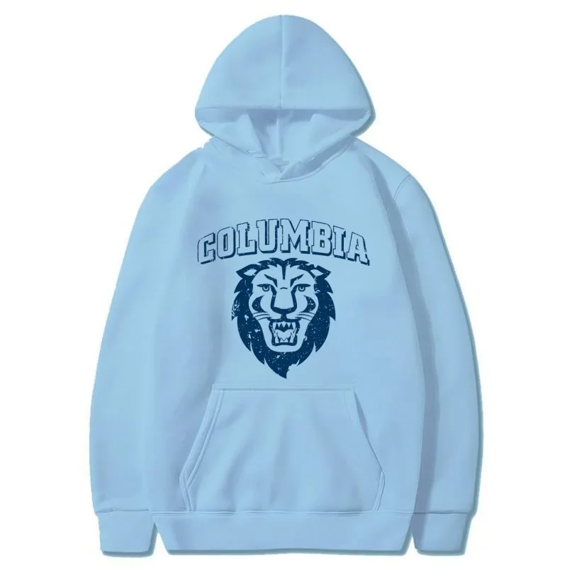 Sudadera con Capucha Columbia Otoño-Invierno 2026, Estampada y de Color Sólido, Clásica, Informal, para Uso Diario, Cálida, Deportiva y a la Moda