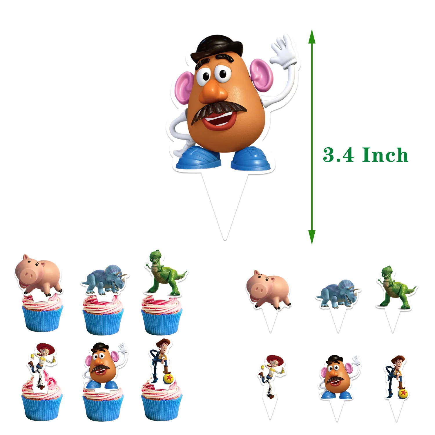 Toy Story – décoration de fête d'anniversaire pour garçon, drapeau, Plaque de gâteau, ballons d'ange en spirale, fournitures heureuses, cadeaux pour enfants garçons
