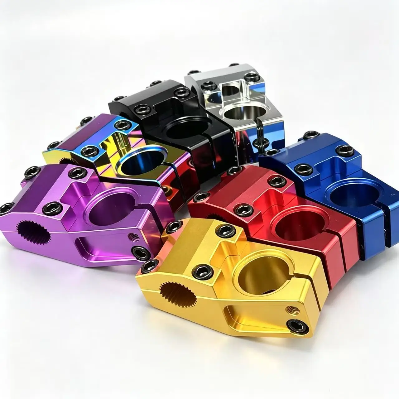 VOLE BMX Vorbau V-MX4 CNC Leichter Aluminiumlegierungs-Vorbau 22,2*28,6mm Fahrradlenker-Vorbau für Street Freestyle Bike Zubehör – Detail 3