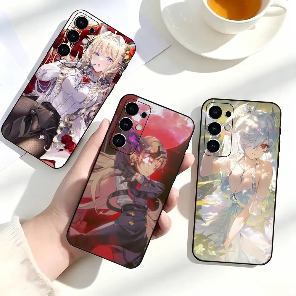 Чехол для телефона Game NIKKE Lovely Cinderella, черный, силиконовый, мягкий, для Samsung S25, S24, S21, S22, S23, S30, Ultra, S20, Plus, Fe, Lite