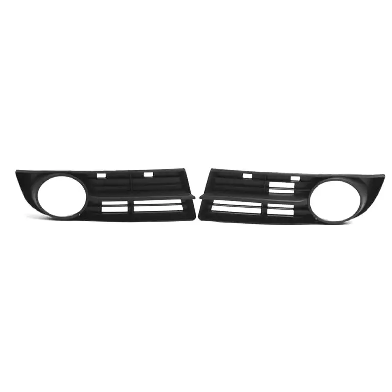 Left Right Front Bumper Fog Light Cover Frame Fog Lamp Grille 1T0853665A 1T0853666A For VW Touran 03-06