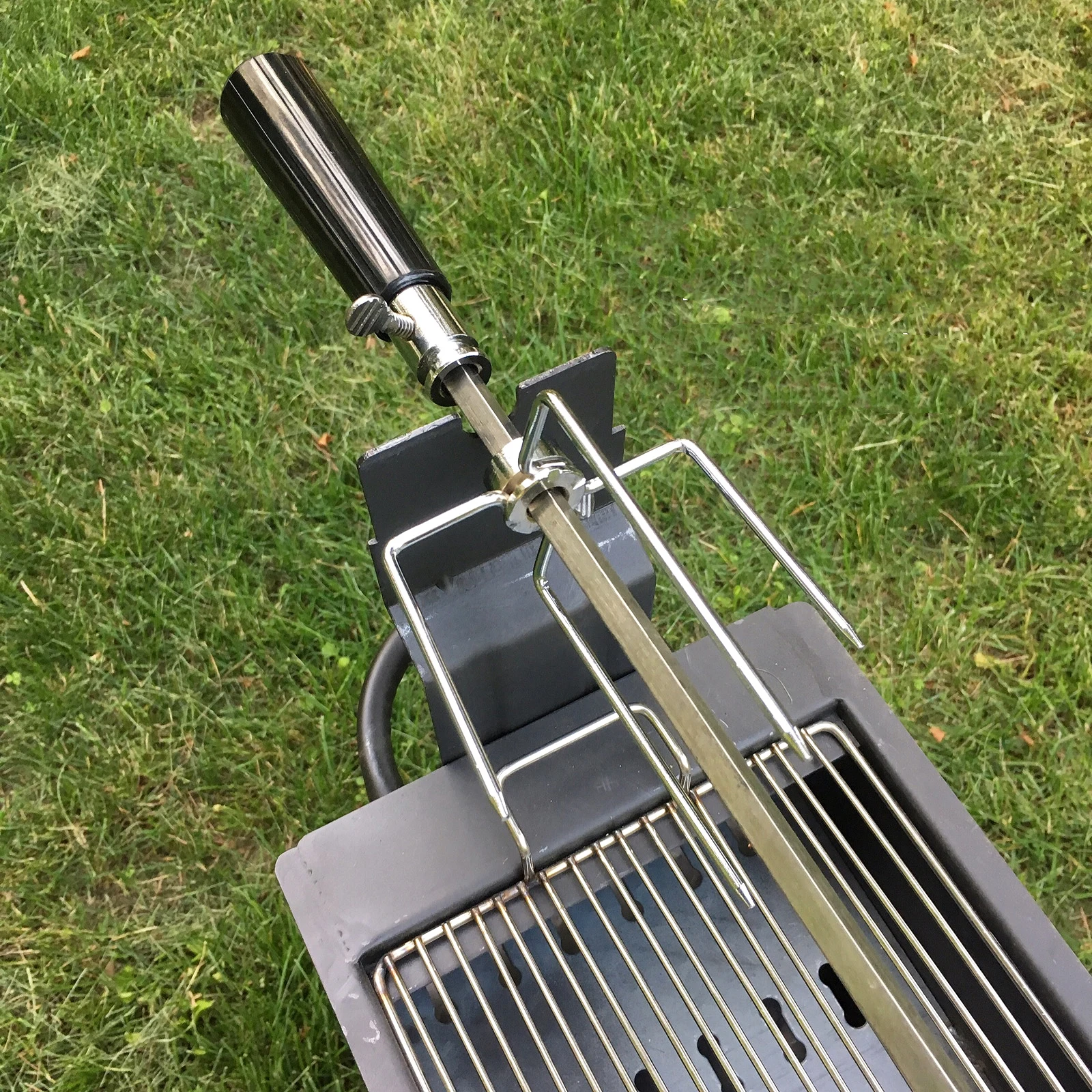 

2pcs Rotisserie Meat Forks Stainless Steel BBQ Prongs for Grill Barbecue Tools Supplies Cooking Utensils Four Prong Offset