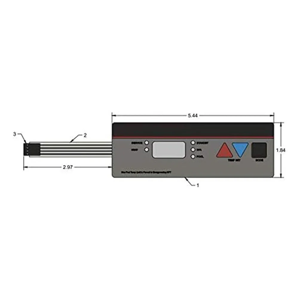 FDXLBKP1930 Keypad H-Series Pool Heater Keypad Reliable Performance Restore Functionality For Hayward H-Series