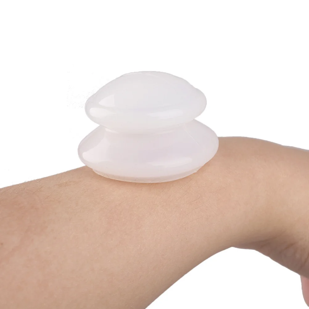 

4pcs Silicone Cupping Therapy Set Massage Cups For Back Neck Shoulder Pain Relief Vacuum Device Muscle Relaxation