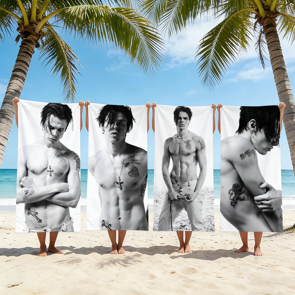 Singer Y-Yungblud Idols Towel For Swim Yoga Gym Quick Drying Soft and skin-friendly Beach Towels All-Season