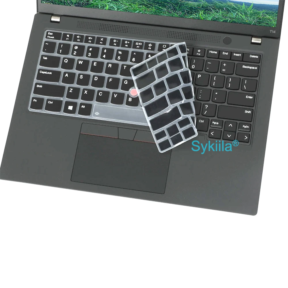 غطاء لوحة المفاتيح لينوفو ثينك باد 14 X1 الكربون X9 Gen 13 12 P1 E14 L14 P14s T14 T14s 9 8 7 6 سيليكون حامي الجلد هالة