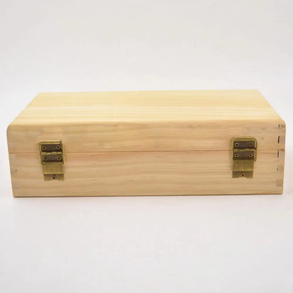 Wooden Essential Oil Box Container Organizer Sturdy Light Weight Excellent Craftsmanship Solid Natural Wood Storage Case 나무 용기