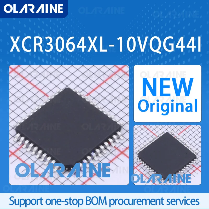 

1Pcs XCR3064XL-10VQG44I LQFP-44 original 100% new ic chip CPLD - Complex Programmable Logic Device Voltage 3.6 V 36 I/O