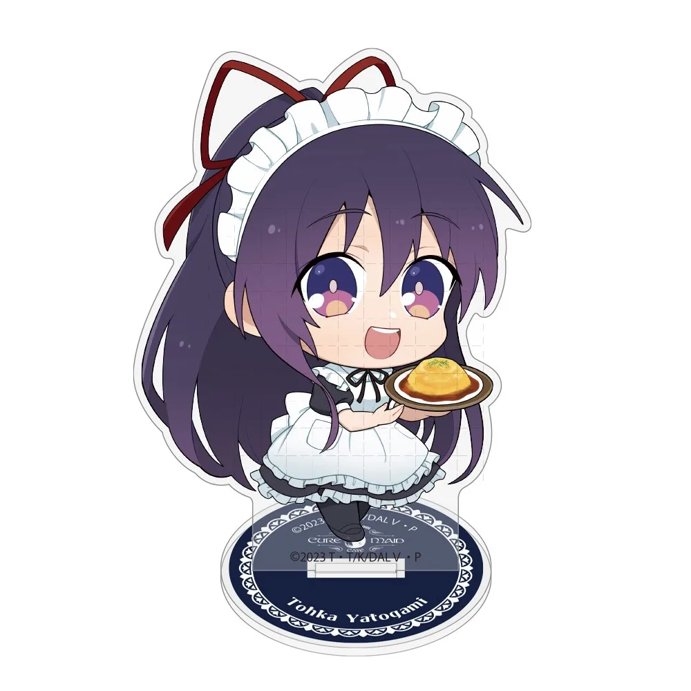 Muñeco de acrílico con soporte, minifigura de Anime Tokisaki Kurumi, Yatogami Tohka, modelo de placa para regalo