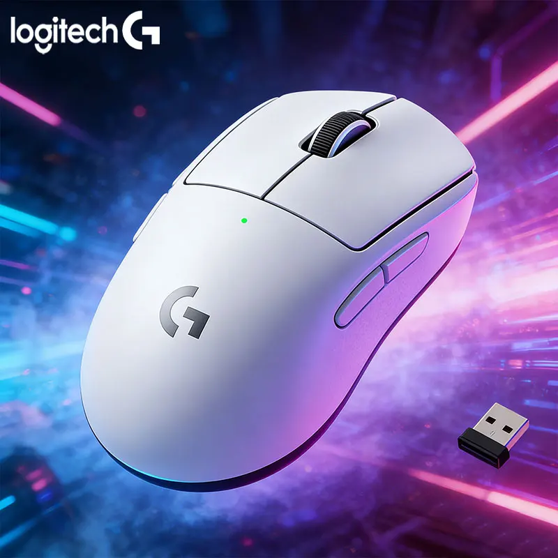 

Logitech PRO X SUPERLIGHT/M185/M220 Lightweight and portable wireless mouse USB receiver, energy-saving with long battery life