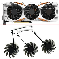 그래픽 카드 팬 교체용 냉각 팬, 기가바이트 AORUS GTX 1060 1070 1080 G1 GTX 1070Ti 1080Ti 960 980Ti, PLD08010S12HH