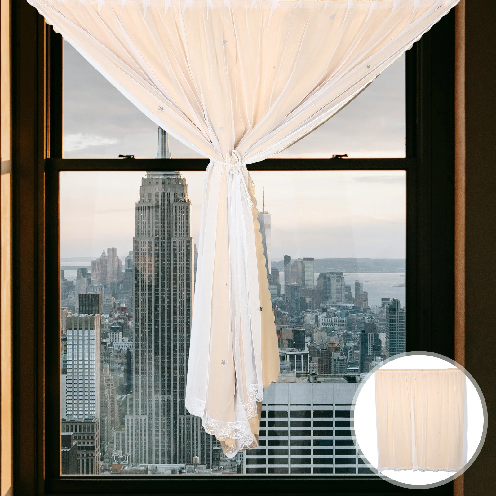 

Blackout Star Curtains Hollow Pattern Bedroom Living Room Thick Fabric Blocks Sunlight Creates Cozy Modern Home