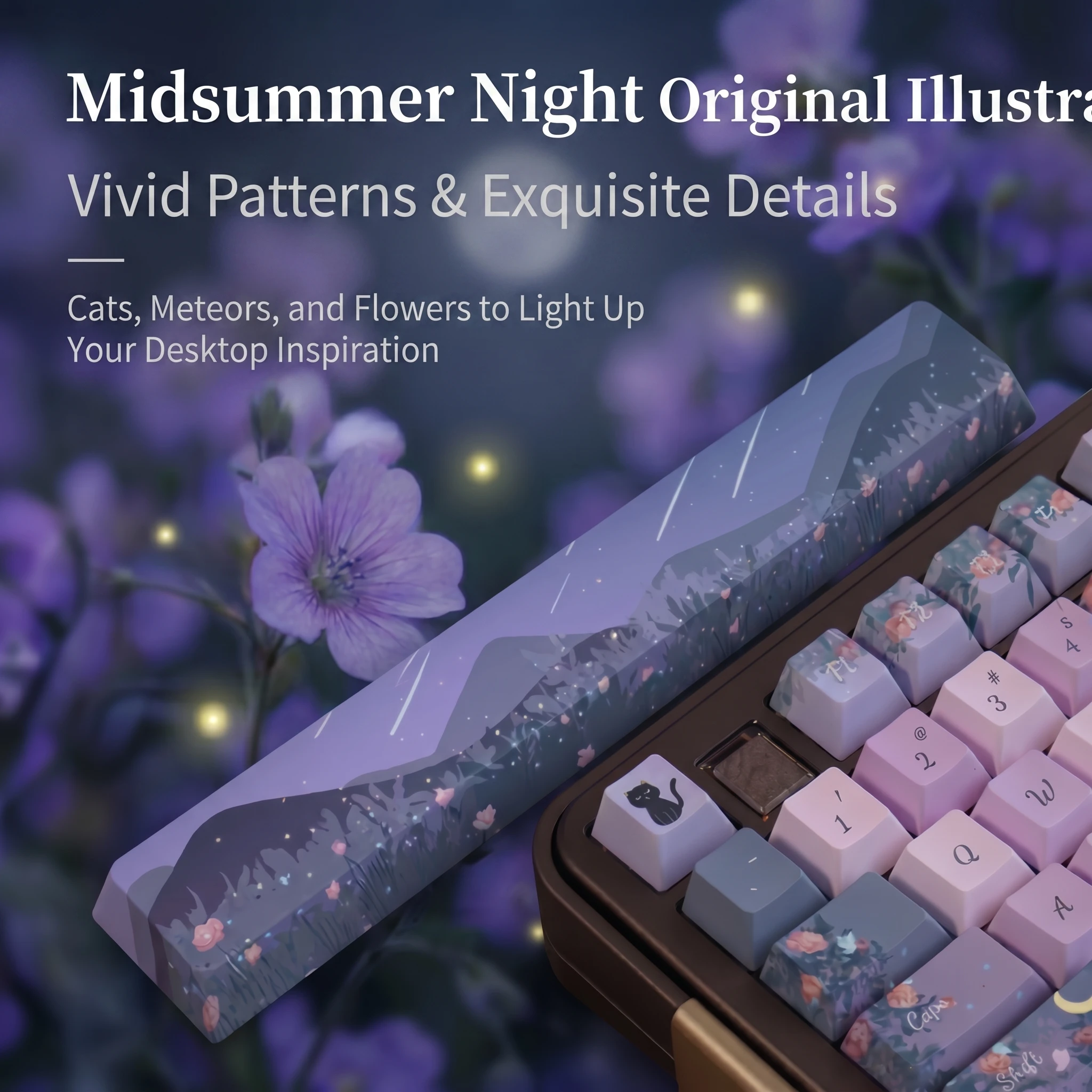 Kawaii Midsummer Dream Cherry Profile Keycaps (120 Keys)