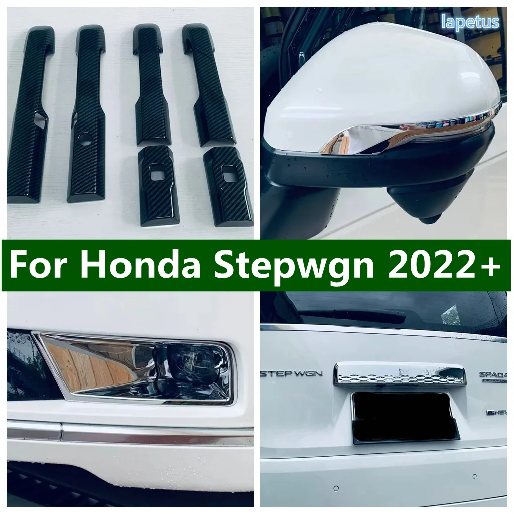 

Fog Light Lamp Door Handle Bowl Rearview Mirror Rear Trunk Lid Cover Trim Fit For Honda Stepwgn 2022 2023 2024 Car Accessories