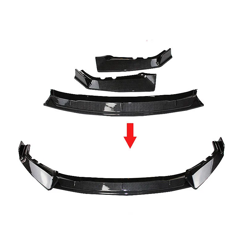 For 2017 2018 2019 Honda CRV Car Front Bumper Lip Chin Spoiler Splitter Diffuser ABS Plastic Tuning Accessorie