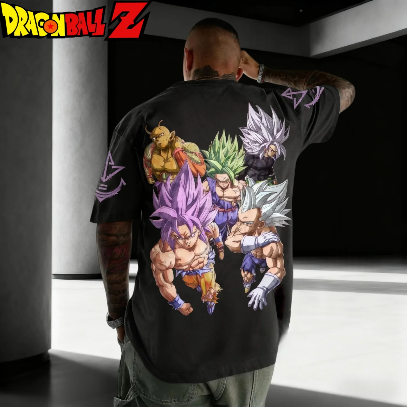 

Super Saiyan Anime Dragon Ball Harajuku 2025 Men's Retro Summer T-shirt Loose Fit Women's Street Wear Casual Pure Cotton T-shirt