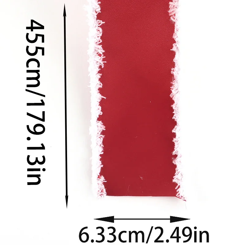 (5 jardas/rolo) 6.33cm fita peluda de natal caixa de presente de celebração de ano novo com design atmosfera foto família
