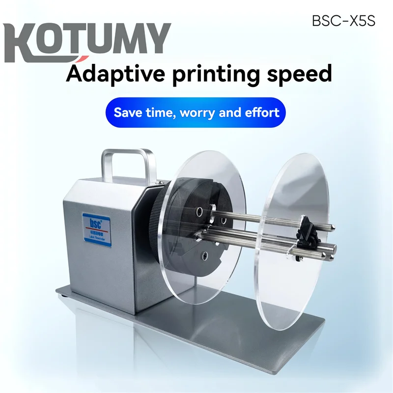 Volautomatische barcodelabelopwikkelaar Machine Synchrone papieroproller Waslabel Kledinglabel opwikkelen