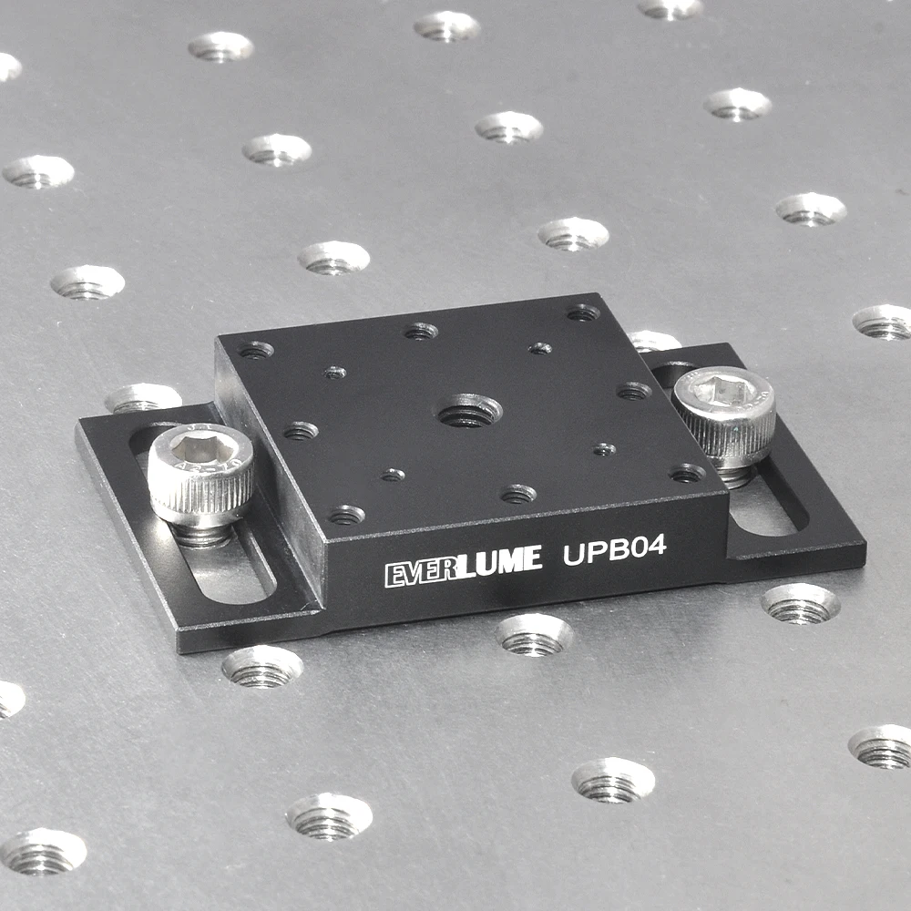 UPB04 Slotted Adaptor Plate 25x25 or 40x40mm Stage to Optical Table or 65x65mm Stage Adapter Board Displacement Slide Universal
