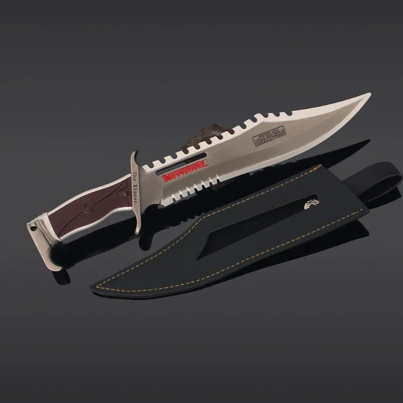 22 cm/11.81in Arena Breakout Periferiche di gioco Coltello da allenamento Lama pesante Nepal Pugnale Arma in metallo Modello da collezione Ragazzo Regalo Giocattolo