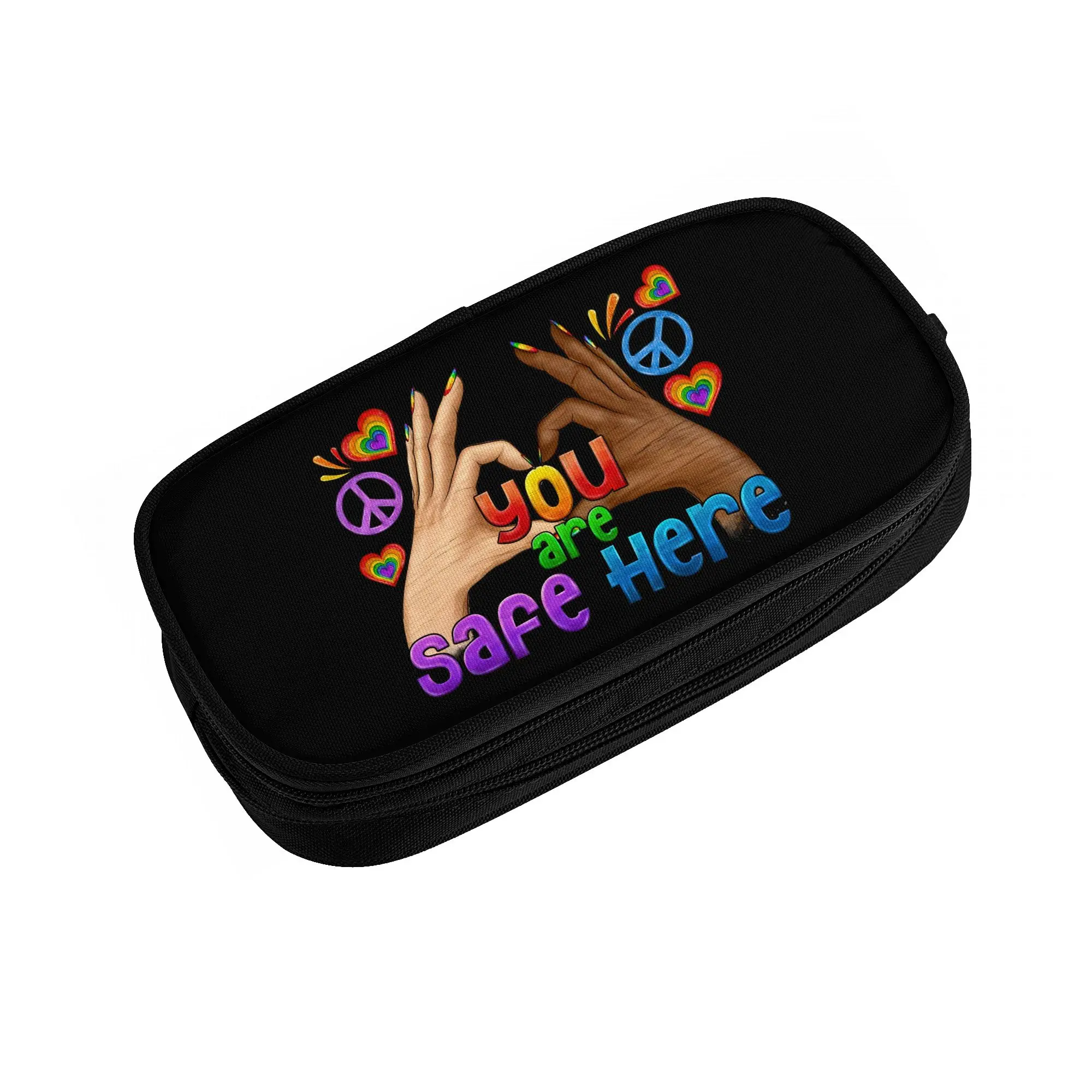 Equality Hurts No One LGBTQ Love Is Love  Cute Pencil Cases Girls Boys Large Capacity  Pencil Bag School Accessories