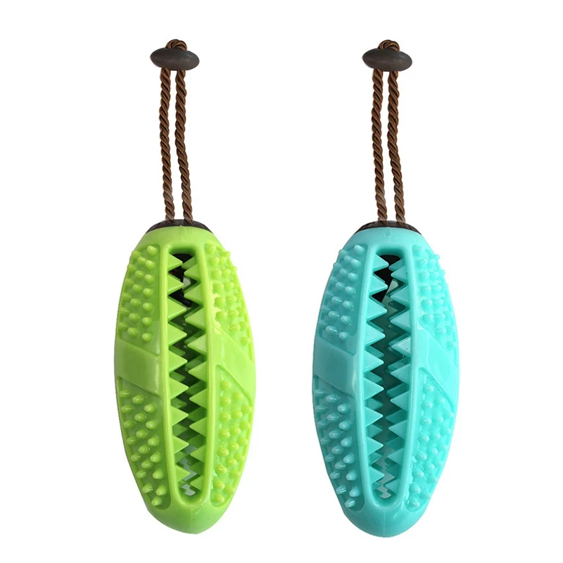 

Pet Dog Chew Toys Teeth Cleaning Snack Ball Pet Dog Toy Ball Natural Rubber Super Tough Interactive Bouncy Pets Supplies