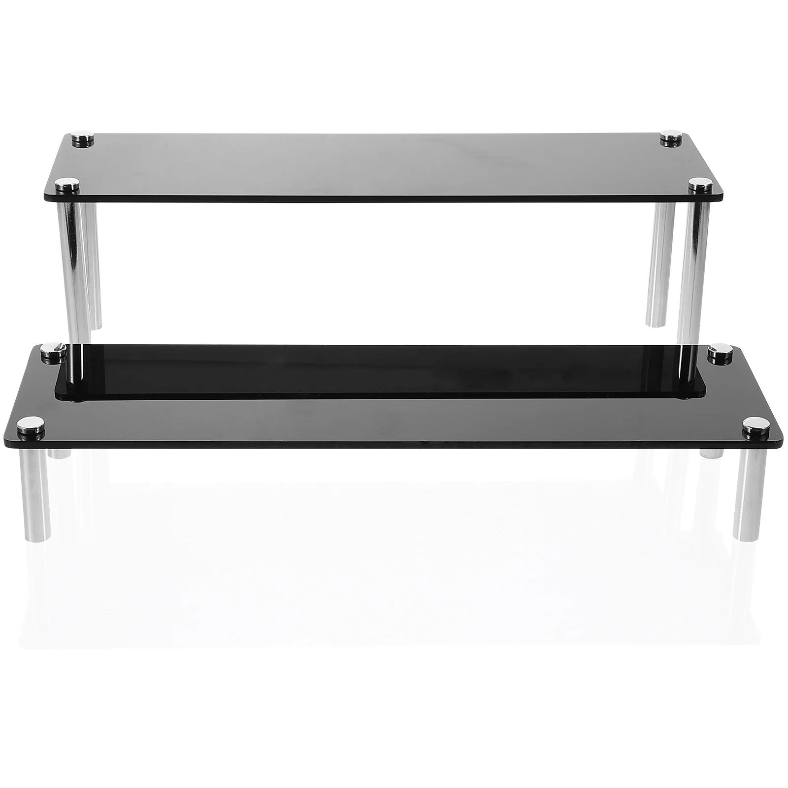 

DONFAMDS 2pcs Clear Cake Cup Holder Dessert Stand Display Rack for Baking Cupcake Table Decoration Metal