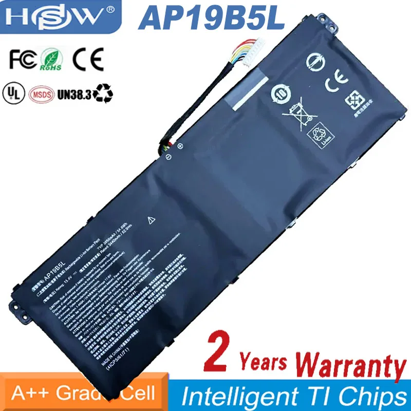 

Новый AP19B5L Аккумулятор для ноутбука Acer Swift, Aspire 5 S40-52 A515-43-DDR4