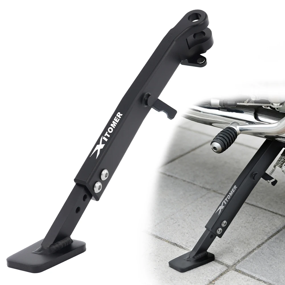 

Motorcycle Parking Foot Adjustable Kickstand Sidestand BONNEVILLE T100 T120 2016-2023 2024 Street Scrambler 900 Fit For Triumph