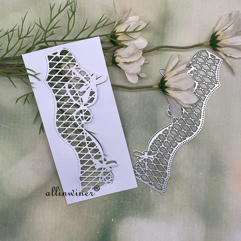 

Butterfly net edge frame Metal Cutting Dies Stencils For DIY Scrapbooking Decorative Embossing Handcraft Die Cutting Template