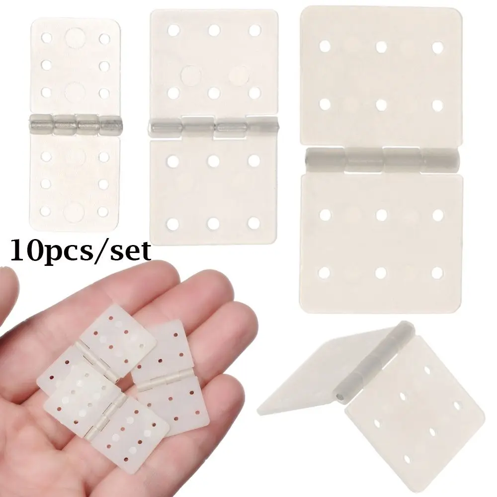 10pcs Nylon & Pinned Hinge for RC Airplane Aileron Connection RC Airplane Parts 3 Sizes Aeromodelling Model DIY Accessories