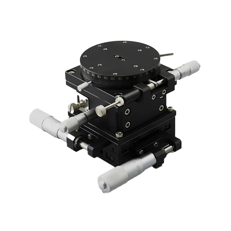 4-Axis manual motion console with micron-level accuracy for laboratory equipment