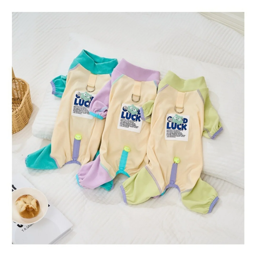 ملابس الكلاب من الجلد الثاني، بدلة قطعة واحدة ناعمة بدون خياطة للحيوانات الأليفة مصنوعة من قماش درجة الطفل لمعاطف الشتاء المريحة