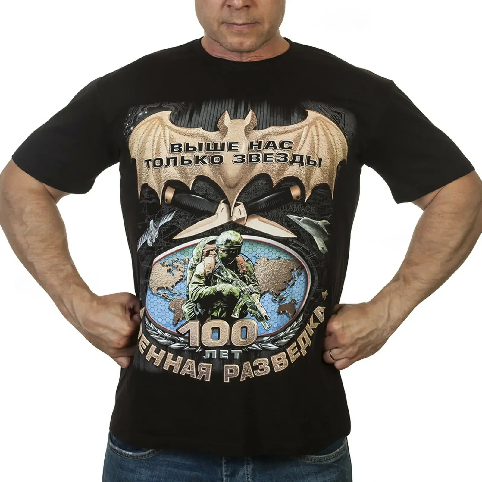 Russian Spetsnaz GRU Military Intelligence Specia Force T Shirt. Short Sleeve 100% Cotton Casual T-shirts Loose Top Size S-3XL