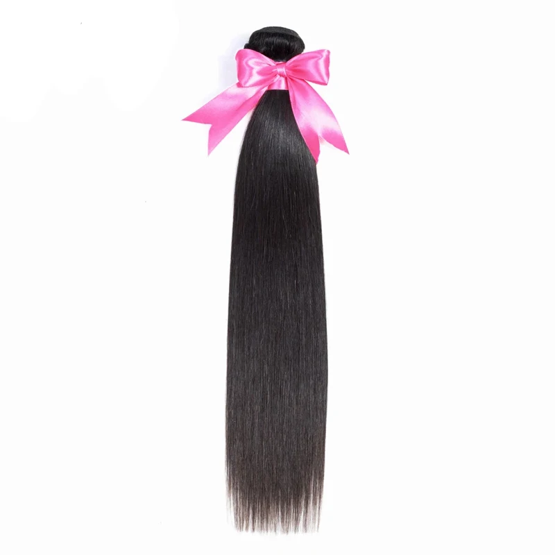 Braziliaanse Steil Haar Weeft 100% Menselijk Haar Bundels Remy Hair Extensions Natuurlijke Kleur 1 Bundel Isee Haar Weave Gratis Verzending - afbeelding 2