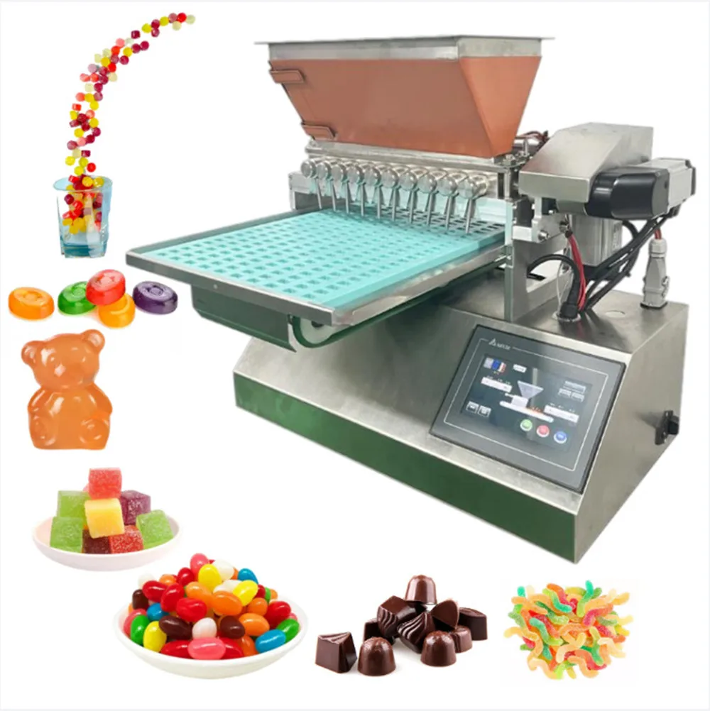 Automatische Süßigkeitenmaschine Kommerzielle Gummibärchen Süßigkeiten Produktionslinie Nougat Süßigkeitenmaschine Hohe Qualität