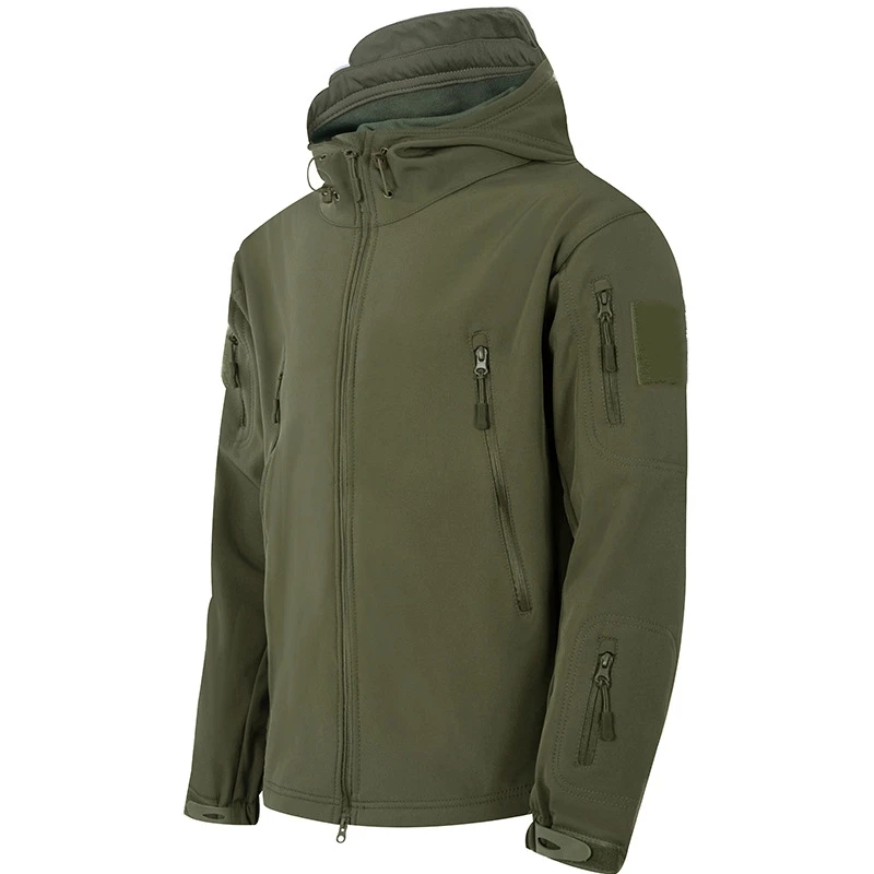 Outdoor Assault Suit, Men's Waterproof Tactical Jacket, Military Fan Suit M65 Windbreaker, Thick Cold Proof Jacket