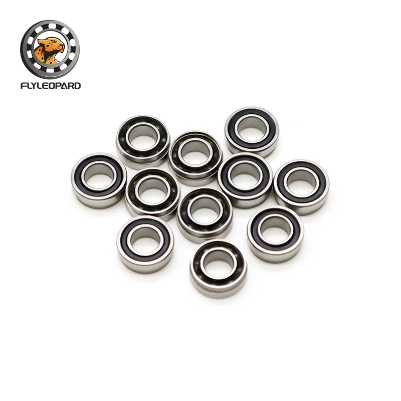 SR144TIKZN8 Dental Handpiece Bearing 3.175x6.35x2.380mm ABEC-9 High Speed Miniature Deep Groove Ball Bearing for Dental Turbine